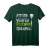 Lustiges Dart T-Shirt - Zielen, Werfen, Fluchen Geschenk für Dartspieler & Fans zu Weihnachten & Geburtstag
