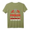 Mit den Pfeilen in den Händen werden Helden zu Legenden - Lustiges Dart T-Shirt als Geburtstagsgeschenk für Dartspieler, Profis und Dartfans