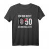 50. Geburtstag Dart T-Shirt - Ich bin nicht 50 ich bin bullseye - Lustiges Geschenk für Dartspieler, Dartfans & Dart Legenden