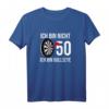 50. Geburtstag Dart T-Shirt - Ich bin nicht 50 ich bin bullseye - Lustiges Geschenk für Dartspieler, Dartfans & Dart Legenden
