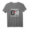 50. Geburtstag Dart T-Shirt - Ich bin nicht 50 ich bin bullseye - Lustiges Geschenk für Dartspieler, Dartfans & Dart Legenden