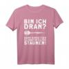 Dart Spruch T-Shirt 'Bin ich dran? Lustiges Dart Shirt' – Perfektes Geschenk für Dartspieler und Dartfans