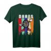 Lustiges Comic Dartscheibe T-Shirt mit Dartpfeilen – Perfekt für Dartspieler und Dartfans, originelles Geschenk für Dartabende