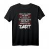 Lustiges Dart Zubehör Geschenk T-Shirt für Dartspieler – Perfekt für Geburtstag, Papa, Opa, Freund & Bruder, inklusive Dartscheibe & Dartpfeile