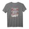 Lustiges Dart Zubehör Geschenk T-Shirt für Dartspieler – Perfekt für Geburtstag, Papa, Opa, Freund & Bruder, inklusive Dartscheibe & Dartpfeile