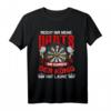 Lustiges Dart T-Shirt für Herren mit König-Motiv - Perfekt für Dartspieler, Fans & als Geschenk