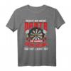 Lustiges Dart T-Shirt für Herren mit König-Motiv - Perfekt für Dartspieler, Fans & als Geschenk