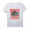 Lustiges Dart T-Shirt für Herren mit König-Motiv - Perfekt für Dartspieler, Fans & als Geschenk