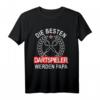 Herren 40 Geburtstag T-Shirt mit lustigem Dart Spruch – Perfektes Geschenk für Papa zum Geburtstag, Weihnachten & Vatertag