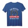 Herren 40 Geburtstag T-Shirt mit lustigem Dart Spruch – Perfektes Geschenk für Papa zum Geburtstag, Weihnachten & Vatertag