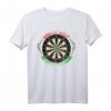 Die Welt ist doch ne Scheibe - Lustiges Dartspieler T-Shirt für Herren und Damen, perfekte Geschenkidee für Dartfans und Dartturniere