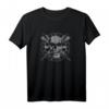 Darts T-Shirt Skull Dartscheibe – Cooles Sport-Design für Dartspieler mit Totenkopf-Motiv, klassischer Schnitt