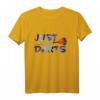 Just Darts - Polygon Design T-Shirt für Dartfans und -spieler – Lustiges Motiv, Geschenkidee für Turniere, Verein & Fans