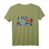Just Darts - Polygon Design T-Shirt für Dartfans und -spieler – Lustiges Motiv, Geschenkidee für Turniere, Verein & Fans