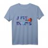 Just Darts - Polygon Design T-Shirt für Dartfans und -spieler – Lustiges Motiv, Geschenkidee für Turniere, Verein & Fans