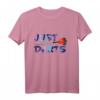 Just Darts - Polygon Design T-Shirt für Dartfans und -spieler – Lustiges Motiv, Geschenkidee für Turniere, Verein & Fans