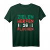Zielen Werfen 26 Fluchen Dart T-Shirt für Dartspieler - Lustiges Design für Freizeit und Turnier, Perfekt für Dartzubehör und Zubehör