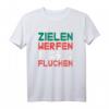 Zielen Werfen 26 Fluchen Dart T-Shirt für Dartspieler - Lustiges Design für Freizeit und Turnier, Perfekt für Dartzubehör und Zubehör