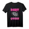Dart Queen | Königin Dartsport T-Shirt für Frauen – Perfektes Geschenk für Mütter, Omas & Dart-Fans zum Frauentag, Muttertag, Geburtstag & Weihnachten