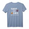 Herren Dart Und Bier Das Passt Zu Mir T-Shirt – Lustiges Geschenk für Dartspieler und Bierliebhaber