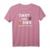 Herren Dart Und Bier Das Passt Zu Mir T-Shirt – Lustiges Geschenk für Dartspieler und Bierliebhaber