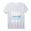 Damen GENIEß DIE SHOW! Dart Spruch T-Shirt mit V-Ausschnitt – Perfektes Geschenk für Dartspieler und Dartfans