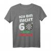 Ich Bin Nicht 60 Ich Bin Triple 20 - Lustiges Dart T-Shirt zum 60. Geburtstag für Dartfans, Hobbyspieler & Dartclub-Mitglieder