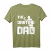 The Darting Dad Vatertag Papa Dartspieler T-Shirt - Lustiges Geschenk für Dartfans, Turniersieger & Dart Liebhaber