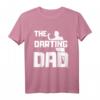 The Darting Dad Vatertag Papa Dartspieler T-Shirt - Lustiges Geschenk für Dartfans, Turniersieger & Dart Liebhaber