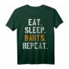 Dart Vintage T-Shirt - Klassisch geschnitten, doppelt genähter Saum, ideal für Dartfans und Freizeitspieler