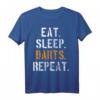 Dart Vintage T-Shirt - Klassisch geschnitten, doppelt genähter Saum, ideal für Dartfans und Freizeitspieler