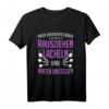 Rausziehen Lächeln Hinten Anstellen Damen Dart T-Shirt – Lustige Dart Bekleidung für Damen mit Humor
