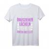 Rausziehen Lächeln Hinten Anstellen Damen Dart T-Shirt – Lustige Dart Bekleidung für Damen mit Humor