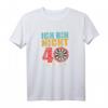Ich bin nicht 40, ich bin Tops - Lustiges Dart T-Shirt für Dartspieler, Dartfans & Turniere | Geschenkidee für Dartliebhaber