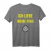 Ich Liebe Meine Frau Darts Dartspieler Spruch T-Shirt – Lustiges Dart Outfit & Geschenk für Dartfans und Spieler zu Geburtstagen, Weihnachten & mehr