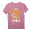 Nur Die Harten Gehen Zum Darten T-Shirt - Witziges Dart Spruch Geschenk für Dartfans, Dartclub, Turnier & Anlässe