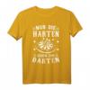 Nur Die Harten Gehen Zum Darten Dart T-Shirt – Lustiges Dart Spruch mit Dartscheibe, klassisch geschnitten, perfekt für Dartfans