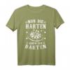 Nur Die Harten Gehen Zum Darten Dart T-Shirt – Lustiges Dart Spruch mit Dartscheibe, klassisch geschnitten, perfekt für Dartfans