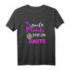 Dartspielerin Coole Mädels Spielen Brett Spiel Darts Spieler T-Shirt - Lustiges Geschenk für Dartspielerinnen & Dartteams