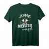 Ruhe Der Meister Wirft Dart T-Shirt - Lustiges Dart Outfit für Dartspieler, Turniere & Vereinsfeste