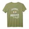 Ruhe Der Meister Wirft Dart T-Shirt - Lustiges Dart Outfit für Dartspieler, Turniere & Vereinsfeste