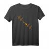 Dart T-Shirt Darten Darts Liebe Herzlinie Puls EKG – Perfektes Geschenk für Dartspieler, Dartfans und Dartvereine