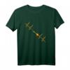 Dart T-Shirt Darten Darts Liebe Herzlinie Puls EKG – Perfektes Geschenk für Dartspieler, Dartfans und Dartvereine