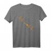 Dart T-Shirt Darten Darts Liebe Herzlinie Puls EKG – Perfektes Geschenk für Dartspieler, Dartfans und Dartvereine