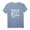 Einer Von Uns Beiden Dartspieler T-Shirt - Lustiges Dart Sprüche Shirt für Dartfans und -spieler im Dartverein
