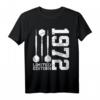 LIMITED EDITION 1972 Dart T-Shirt zum 52. Geburtstag – Perfektes Geschenk für Dartspieler und Dart Legenden