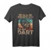 Ich bin sportlich ich spiel Dart - Lustiges Dart T-Shirt für Dartspieler, Turniere & Geburtstagsgeschenke