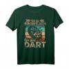 Ich bin sportlich ich spiel Dart - Lustiges Dart T-Shirt für Dartspieler, Turniere & Geburtstagsgeschenke