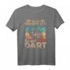 Ich bin sportlich ich spiel Dart - Lustiges Dart T-Shirt für Dartspieler, Turniere & Geburtstagsgeschenke