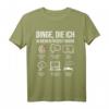 Dinge, die ich in meiner Freizeit mache - Lustiges Dartspiel T-Shirt für Dartspieler, Turniere & Kneipensport mit Bier